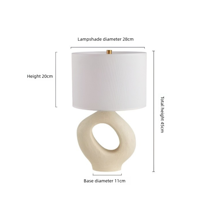 Baiyeco Light Pearl Style Wedding Table Lamp
