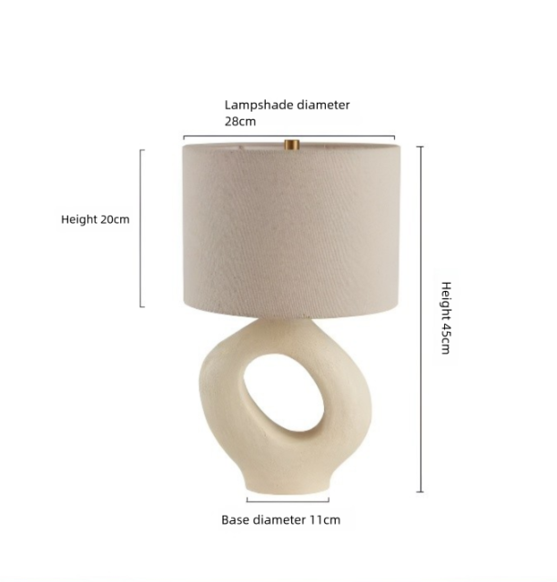 Baiyeco Light Pearl Style Wedding Table Lamp