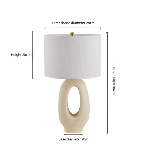Baiyeco Light Pearl Style Wedding Table Lamp