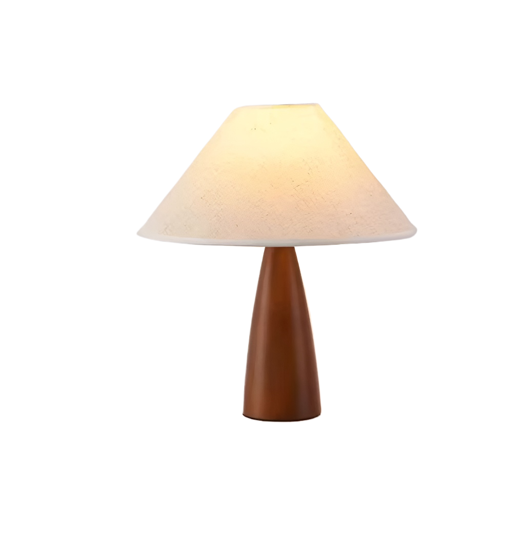 Baiyeco LED Art Deco Table Lamps Fabric Lampshade