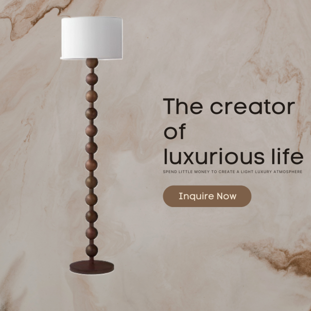 Baiyeco Modern Table Lamp - Iron Body Bulb Lighting Fabric Shade Plug-in Use