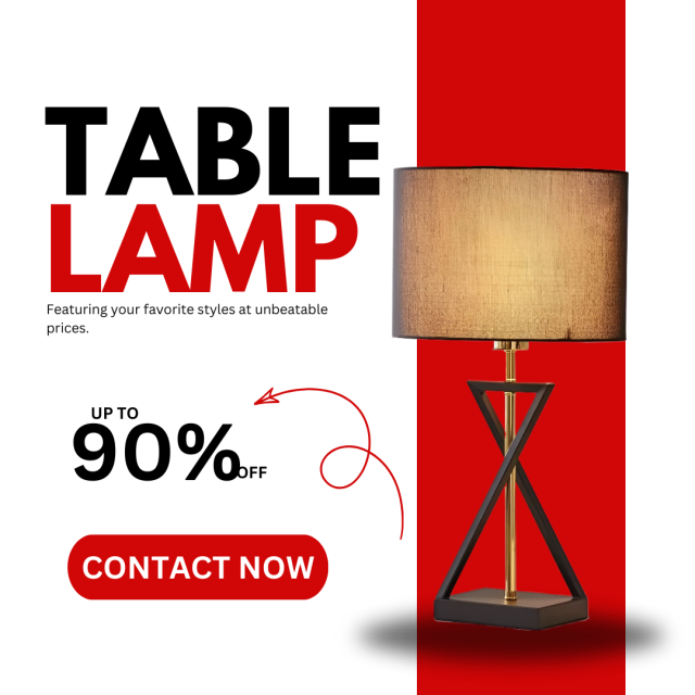 Lampe de chevet classique Baiyeco - Base en fer avec abat-jour en tissu finition électrolytique/pulvérisée Ampoule requise