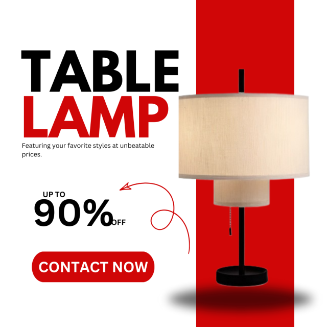 Baiyeco Artisan Table Lamp - Treated Iron Structure in Various Finishes Fabric Diffuser Plug-in Use