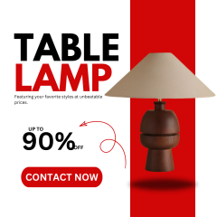 Baiyeco Rustic Bedside Light - Plug-in Bulb Lamp with Wood Iron Construction Fabric Diffuser Global Adapter