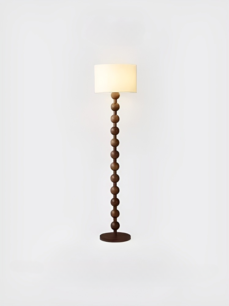 Baiyeco Modern Table Lamp - Iron Body Bulb Lighting Fabric Shade Plug-in Use