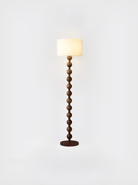 Baiyeco Modern Table Lamp - Iron Body Bulb Lighting Fabric Shade Plug-in Use