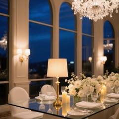 Baiyeco (Cordless Series) Table Lamp - USB Rechargeable Battery Iron Base Fabric Shade Bulb Compatible