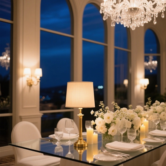 Baiyeco (Cordless Series) Table Lamp - USB Rechargeable Battery Iron Base Fabric Shade Bulb Compatible