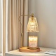Baiyeco (Aroma Zen) Essential Oil Diffuser Lamp - Wood Base Glass Globe Bulb Light USB Powered
