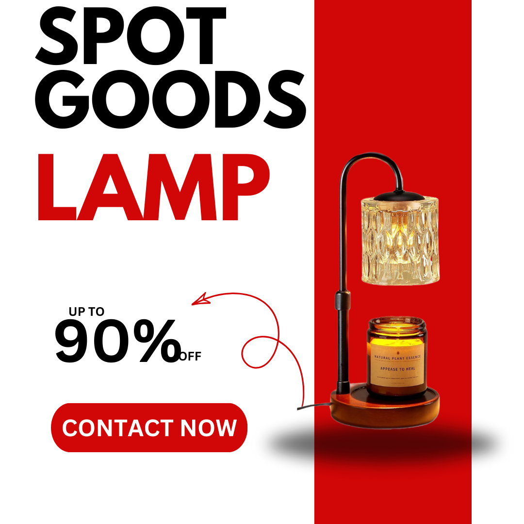 Baiyeco (Natural Series) Fragrance Lamp - Wood Frame Glass Shade Iron Accents USB Power Bulb Compatible