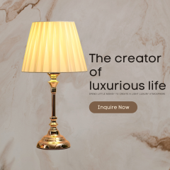 Baiyeco (Cordless Series) Table Lamp - USB Rechargeable Battery Iron Base Fabric Shade Bulb Compatible