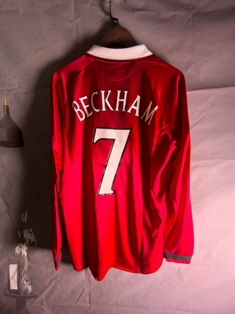 98-99 Manchester United Champions League Long Sleeves