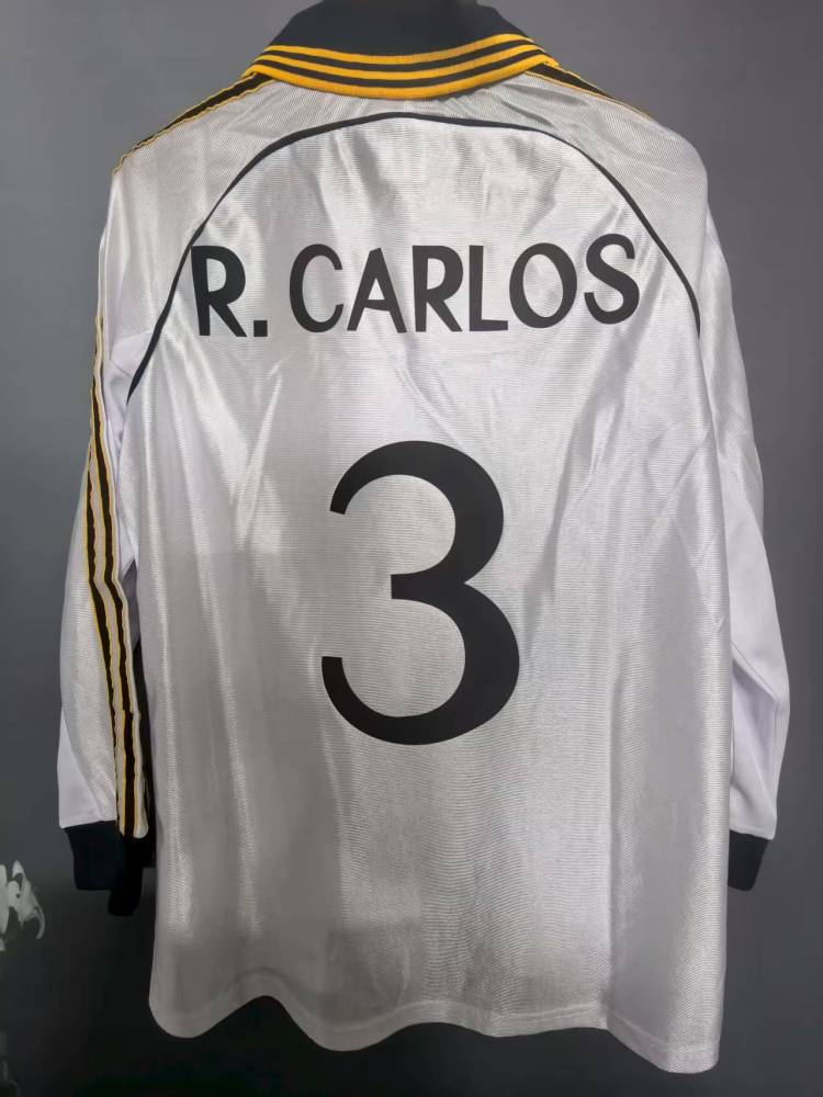 98-00 Real Madrid home long sleeves