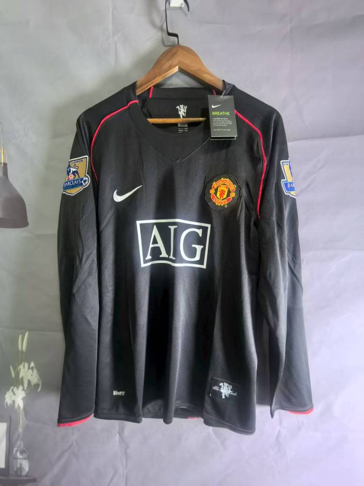 07-08 Manchester United away long sleeve