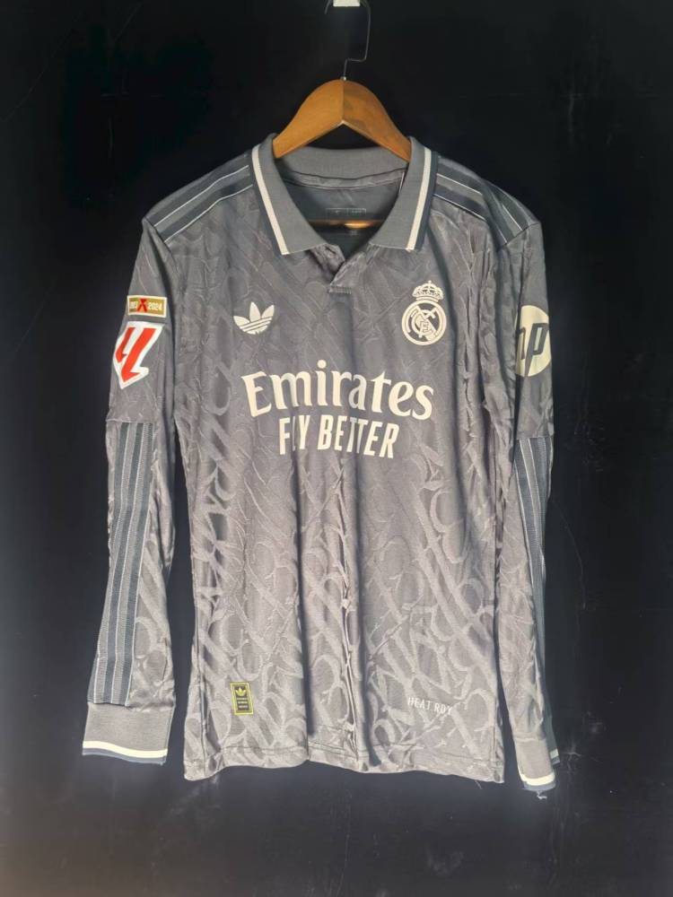 24-25 Real Madrid Third Long Sleeve Player Edition