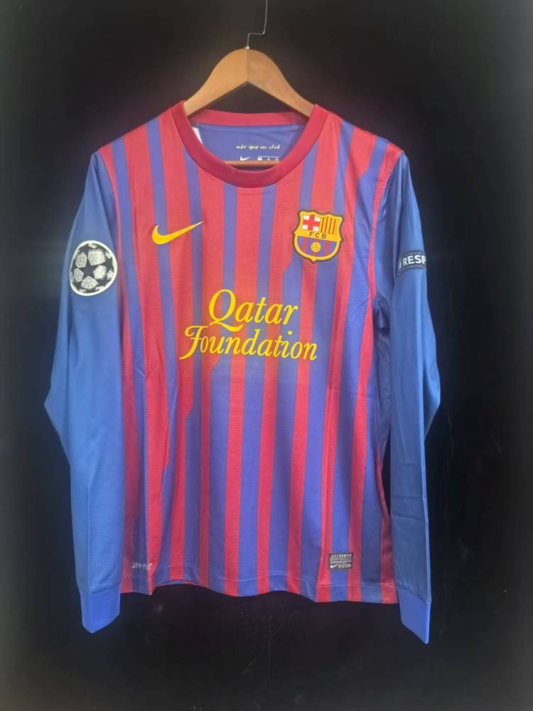11-12 Barcelona home Long sleeves