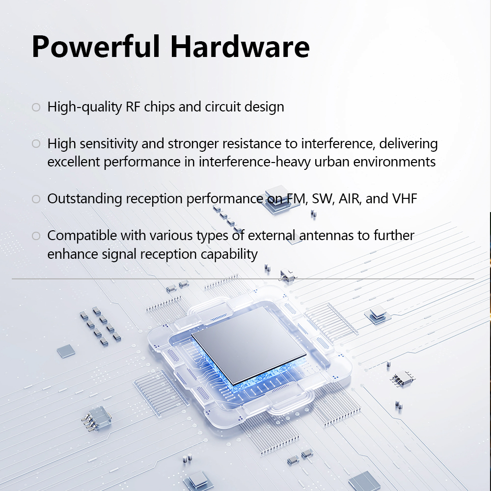 MLite-880 Official Direct from Manufacturer,Malahiteam Genuine Licensed,Long Wave, Medium Wave, Short Wave, Aviation,RDS - Single Sideband Digital Portable Radio