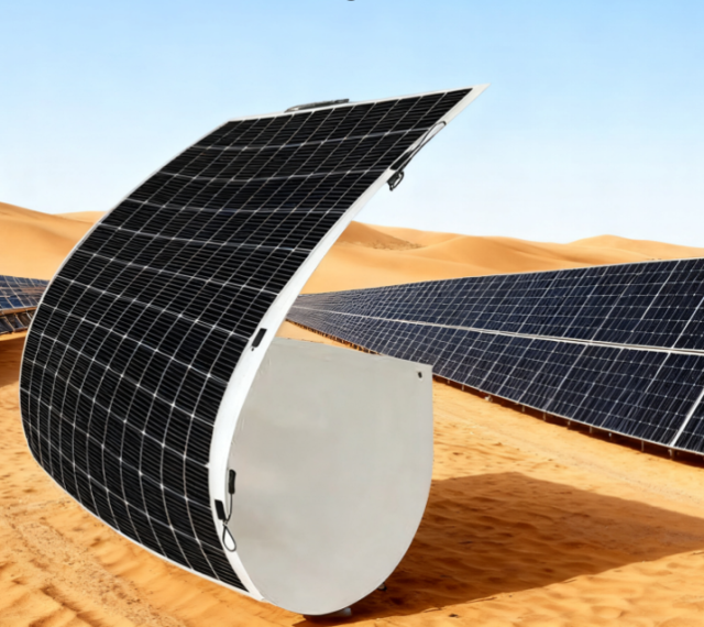 580W Flexible Solar Panel N-TOPCON | Ultra-Lightweight 2.7kg/m² | 23.5% Efficiency | Bendable Solar Module for RV Roof Yacht Balcony