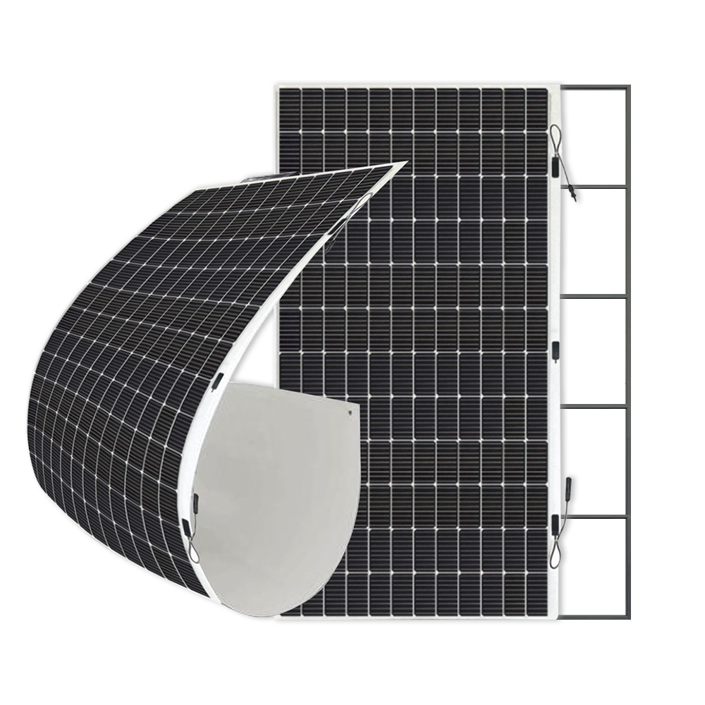 580W Flexible Solar Panel N-TOPCON | Ultra-Lightweight 2.7kg/m² | 23.5% Efficiency | Bendable Solar Module for RV Roof Yacht Balcony