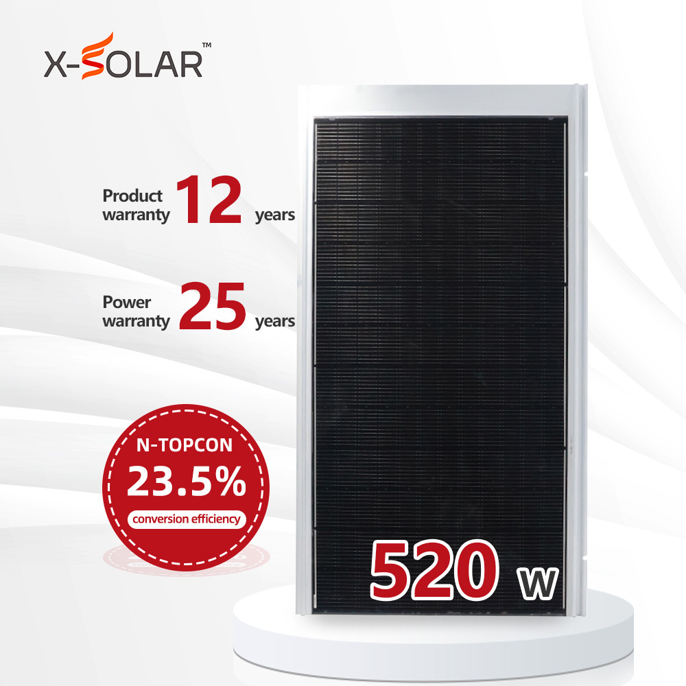 BIPV Steel Tile Solar Panel 520W 23.5% Efficiency TOPCon Cell Building Integrated Photovoltaic Roof Tile