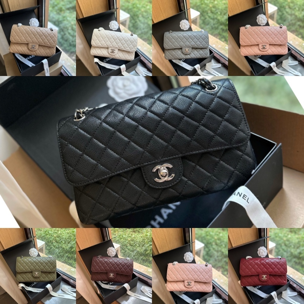 Chanel Caviar silver hardware