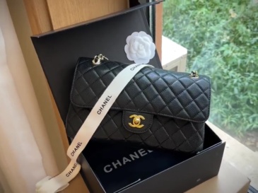 Chanel CF caviar gold hardware