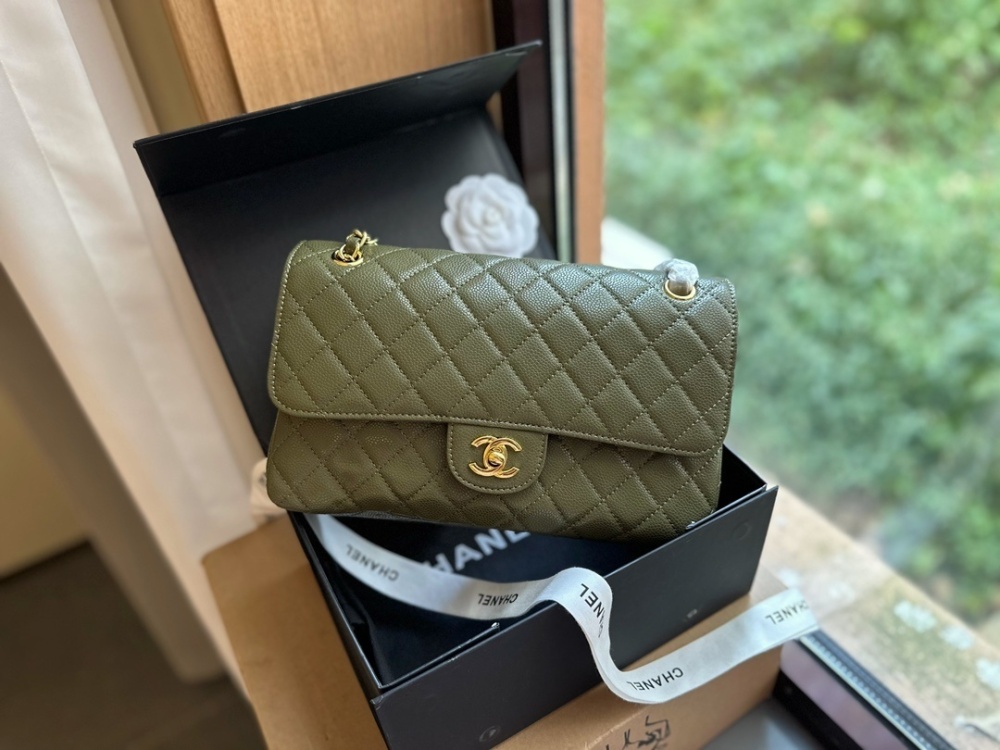 Chanel CF caviar gold hardware