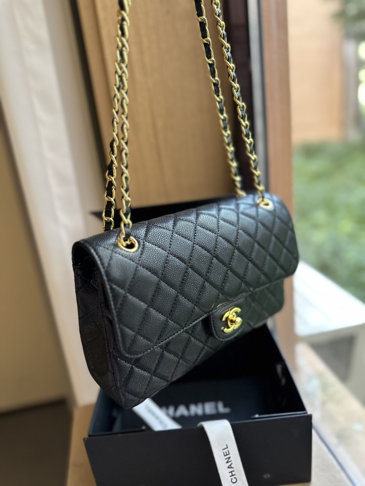 Chanel CF caviar gold hardware