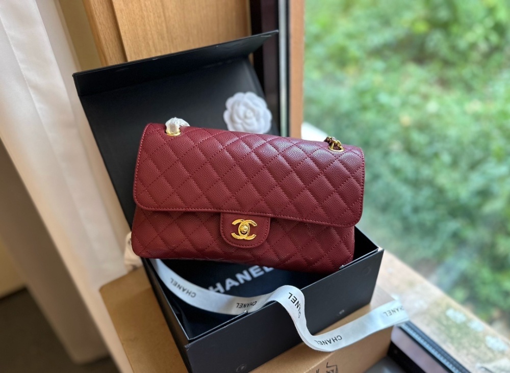 Chanel CF caviar gold hardware