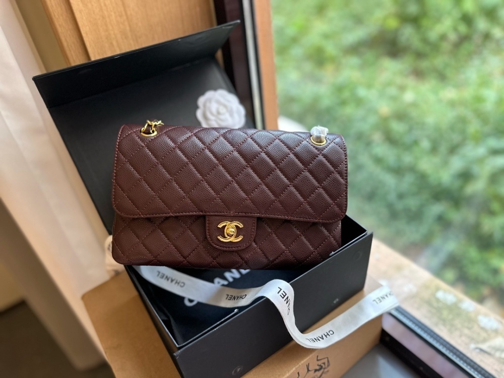 Chanel CF caviar gold hardware