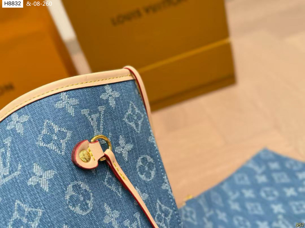 LV Denim neverfull
