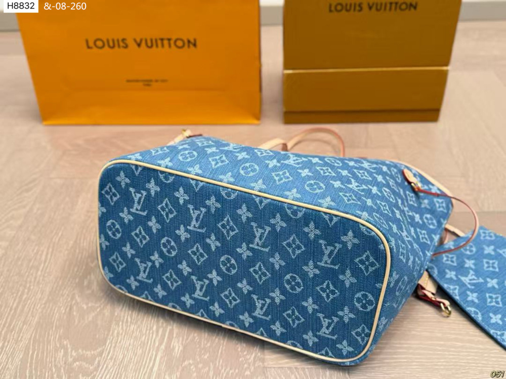 LV Denim neverfull