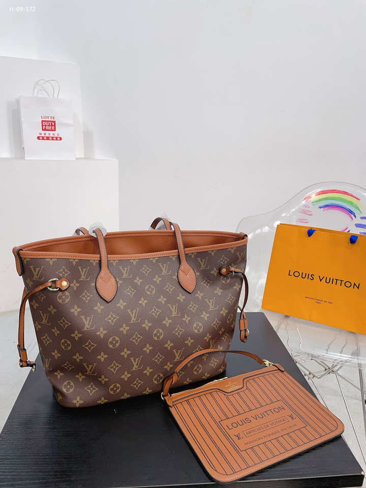 LV brown neverfull