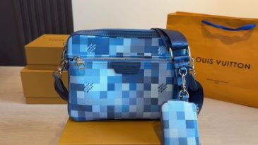 LV Checkered 3-in-1 Crossbody Bag