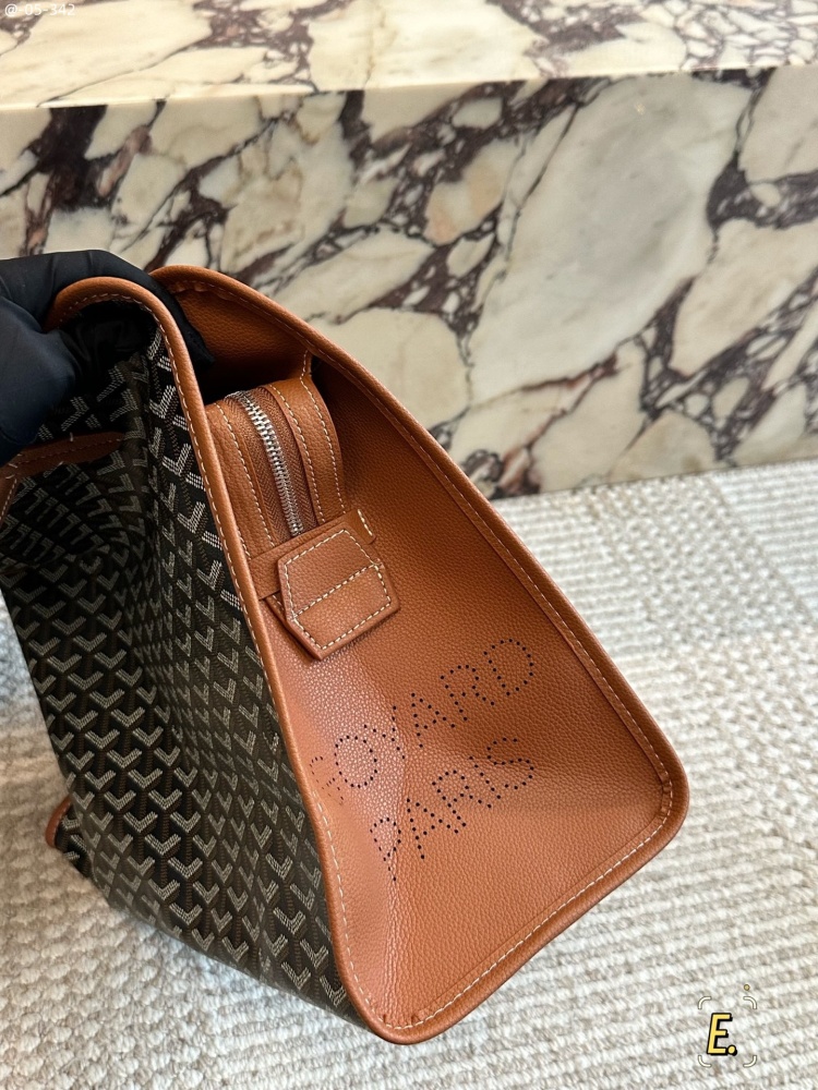 Goyard brown tote bag