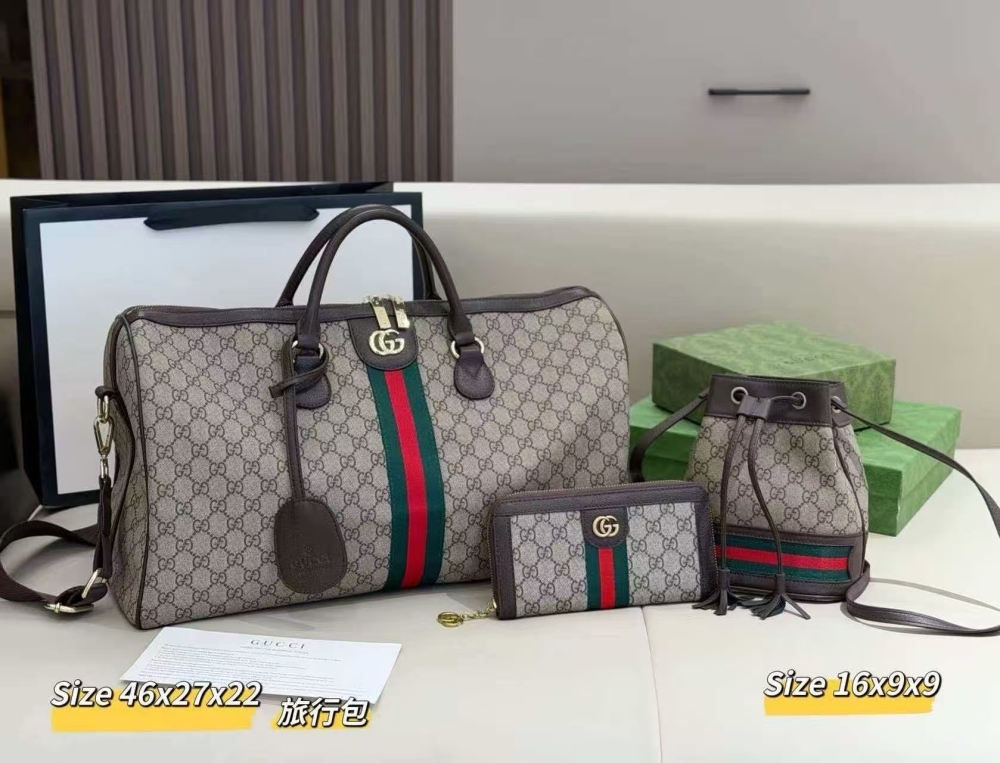 Gucci duffle bag set