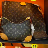 LV brown bag set