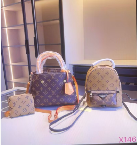 LV brown bag set