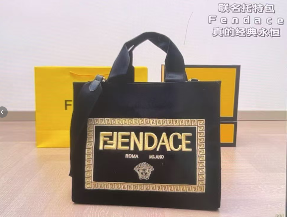 FF black tote bag