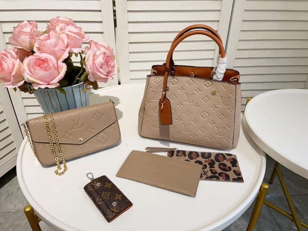 LL beige small bag set