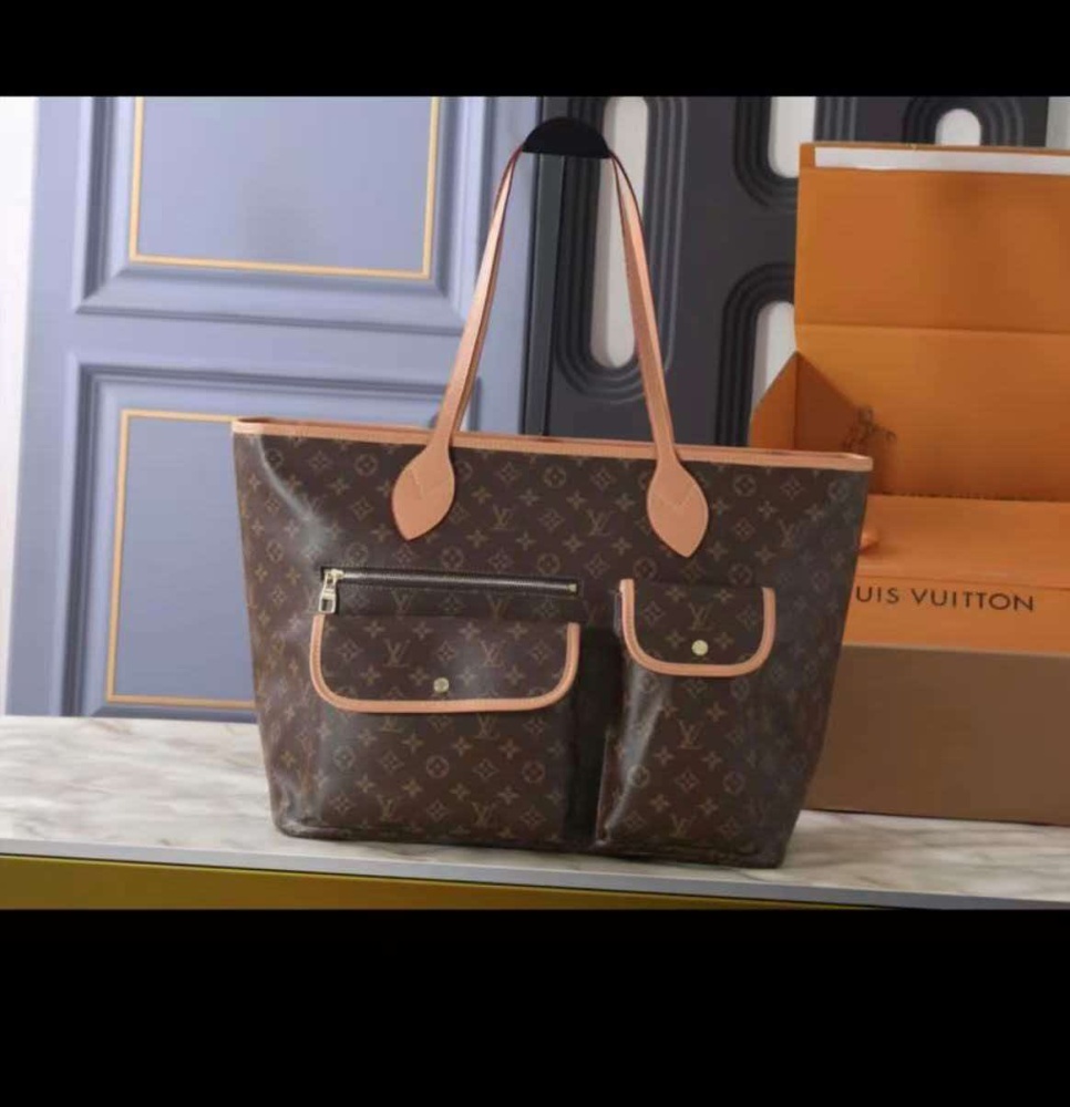 LL brown tote bag