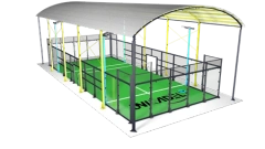 Padel Tennis Court With Rain Roof,Well Play Padel - Best Padel Court Manufacturer,Padel Tennis Court With Rain Roof