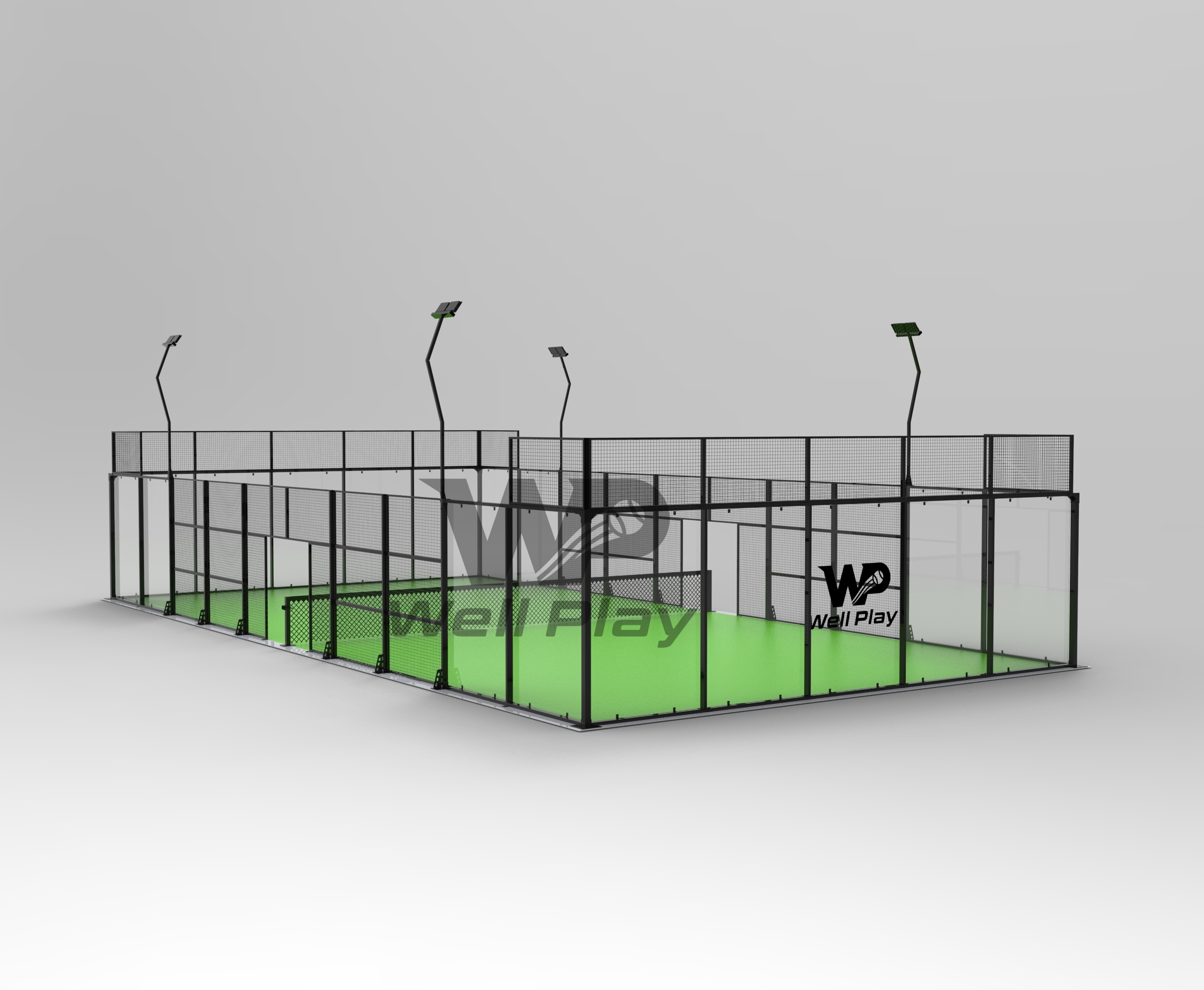 Classic Well Play padel court structure