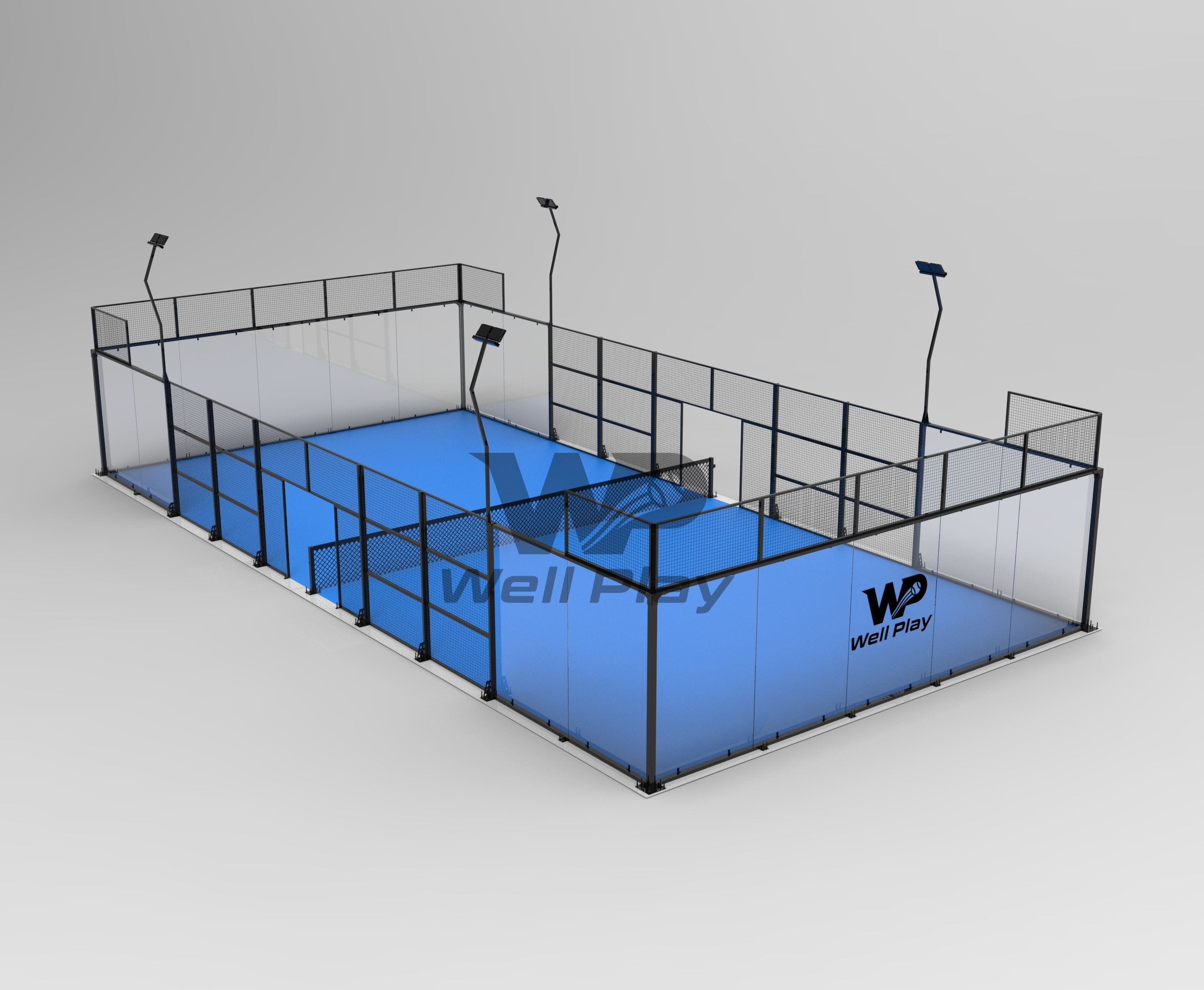 Panoramic Well Play padel court