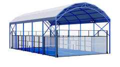 Outdoor Padel Court with Roof,Well Play Padel - Best Padel Court Manufacturer,Galvanized Steel Covered Padel Court - Padel Court Manufacturer