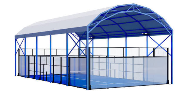 Outdoor Padel Court with Roof,Well Play Padel - Best Padel Court Manufacturer,Galvanized Steel Covered Padel Court - Padel Court Manufacturer