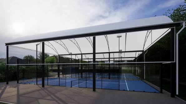 Outdoor Padel Court with Roof,Well Play Padel - Best Padel Court Manufacturer,Galvanized Steel Covered Padel Court - Padel Court Manufacturer