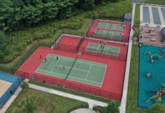 Porteble Pickleball Court,Well Play Padel - Best Padel Court Manufacturer,20x44ft Modular Design - Portable Pickleball Court