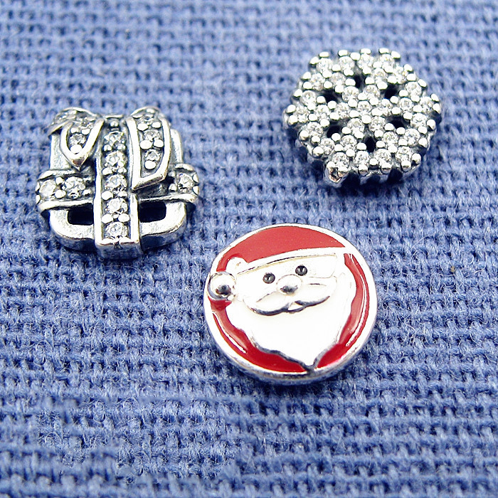 pandora silver christmas wonder petites w/ enamel & clear cz