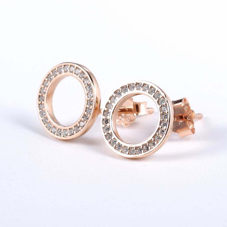 Pandora ROSE Forever PANDORA Stud Earrings